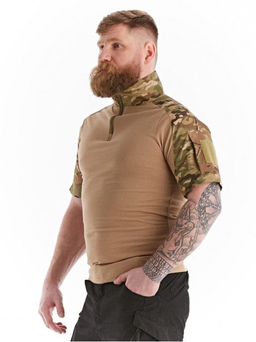 Рубашка тактическая облегченная (короткий рукав) мультикам