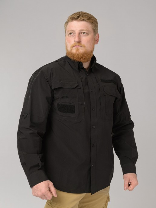 Рубашка тактическая Gongtex (Traveller Shirt) черный