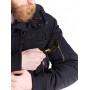 Куртка-пилот 7.26 (076) Army капюшон-мех черная