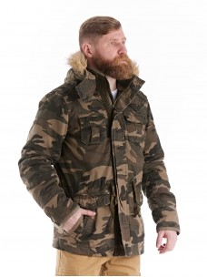 Куртка Armed Forces  утепленная/мех камуфляж
