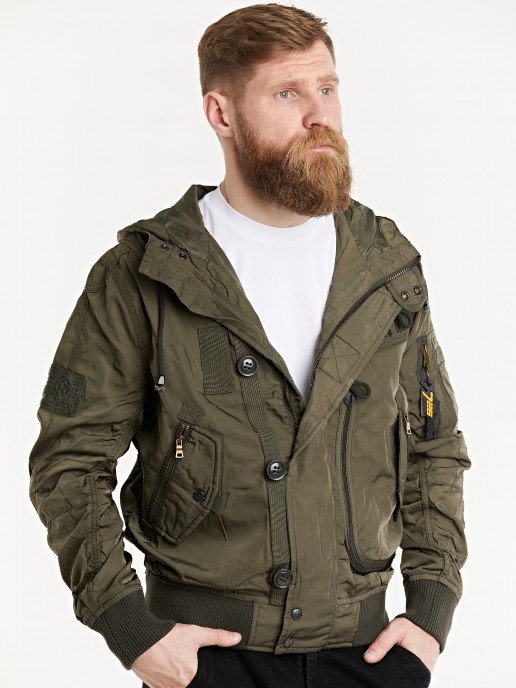 Куртка-пилот 7.26 (076) Army капюшон олива