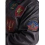 Лётная куртка кожаная G-1 Top Gun черная
