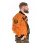 Куртка-пилот DENALI 2V1 OLIVE/ORANGE (двусторонняя)
