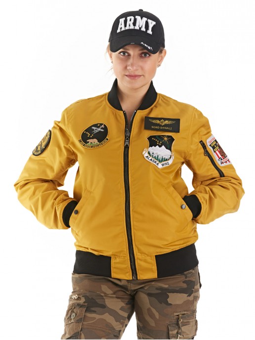 Куртка-пилот DENALI PILOT 2V1 BLACK/YELLOW (двусторонняя)